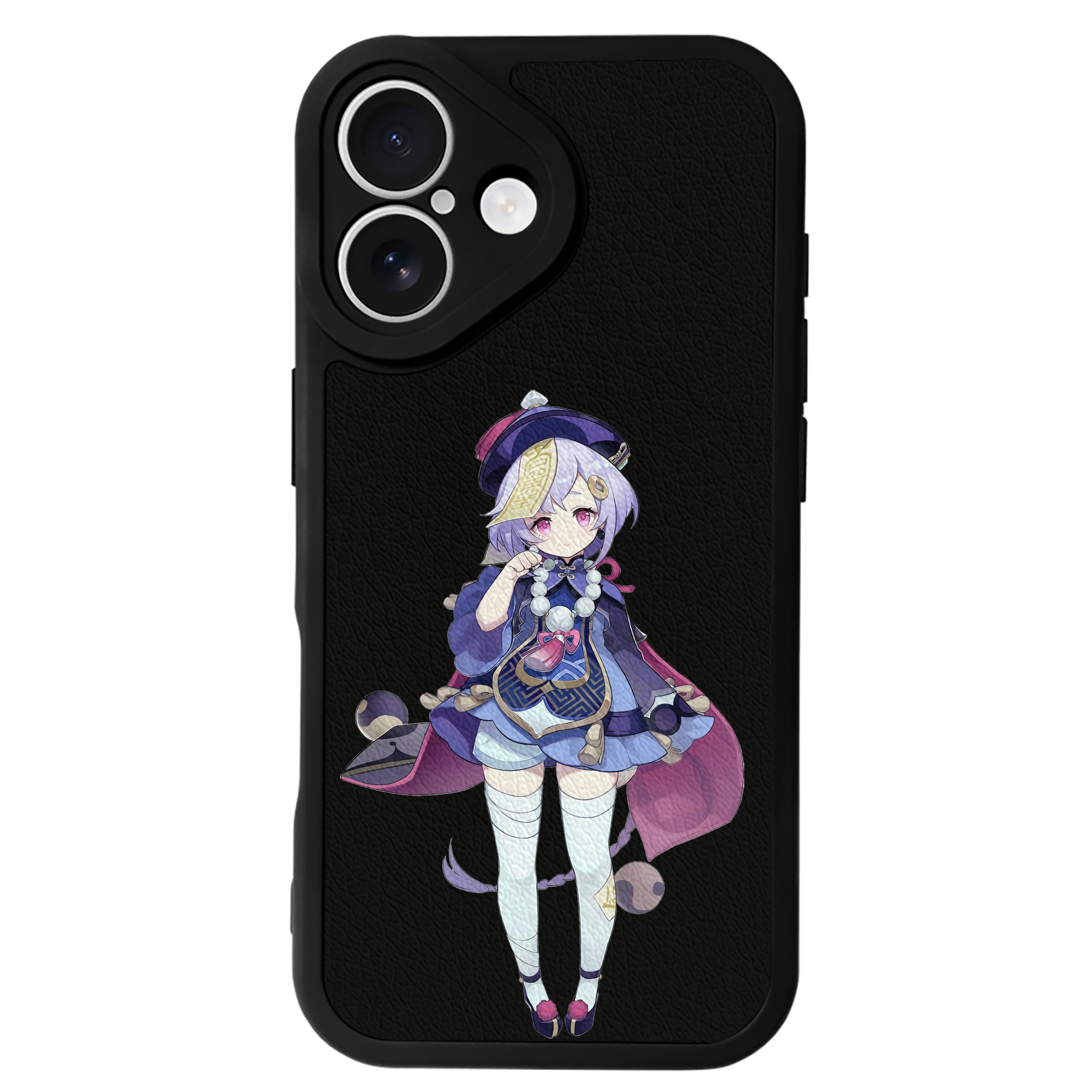 げんし神 七七 なな  genshin Nana 【iPhone 16シリーズ対応】シリコンスマホケース（レザー調） 材質：シリコン